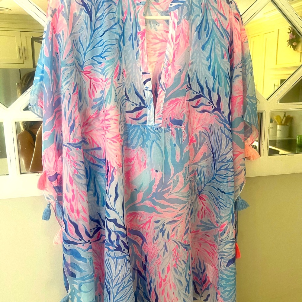 Lilly Pulitzer swim cover-up used good condition XXS